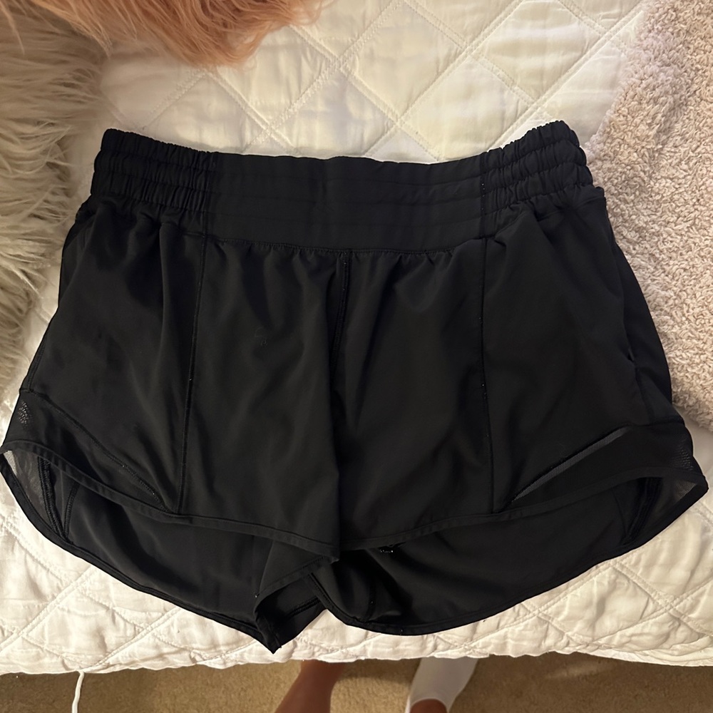 Lululemon Athletica Black Athletic Shorts Lightweight Performance